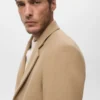 Manteau en laine à revers Manteau en laine à revers