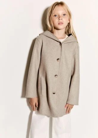 Manteau en tissu avec poches