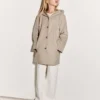 Manteau en tissu avec poches