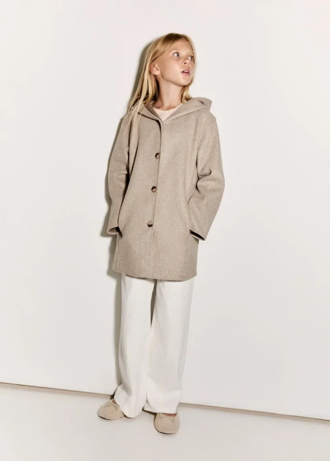 Manteau en tissu avec poches