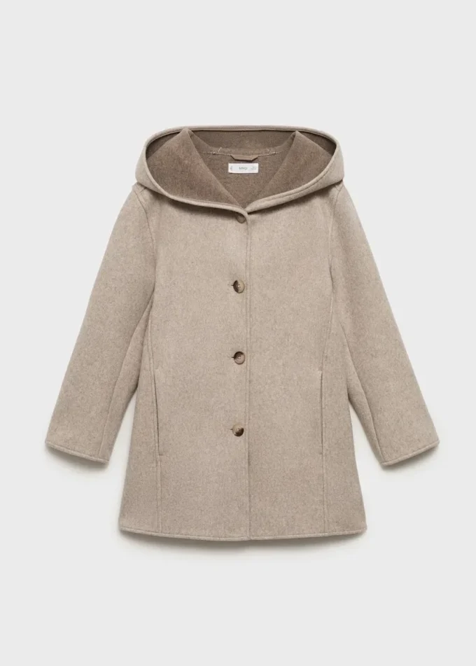 Manteau en tissu avec poches