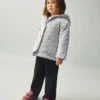 Manteau en tricot à capuche