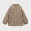 Manteau en velours côtelé imprimé léopard