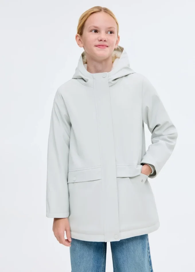 Manteau imperméable à capuche