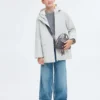 Manteau imperméable à capuche