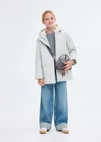 Manteau imperméable à capuche