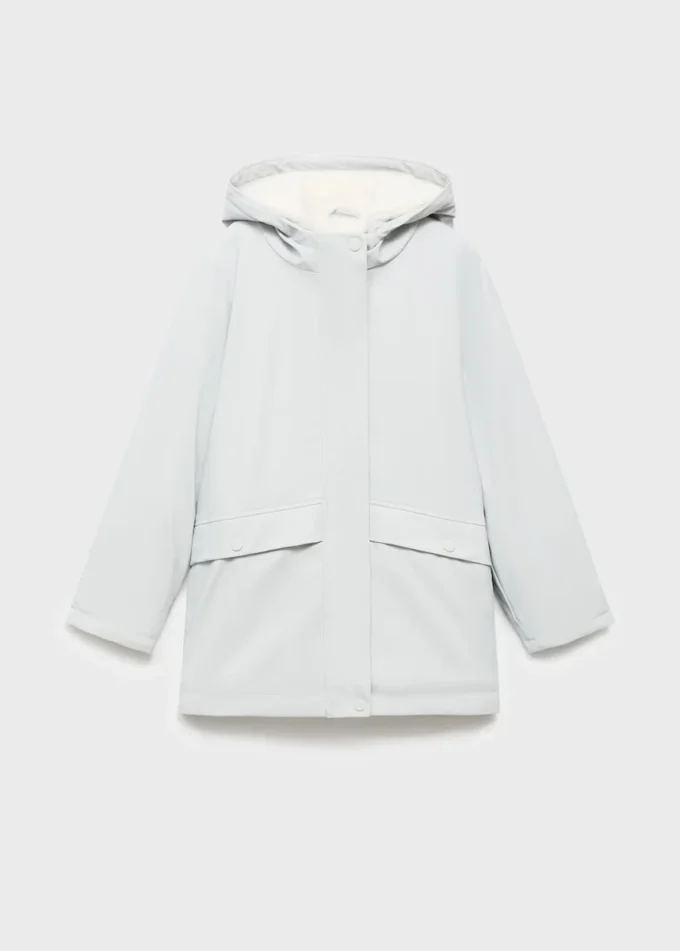Manteau imperméable à capuche