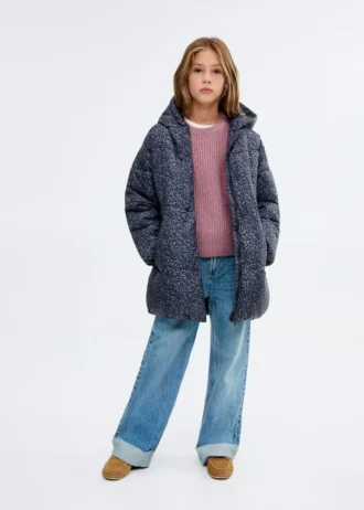 Manteau à imprimé floral