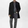 Manteau léger en laine recyclée Manteau léger en laine recyclée