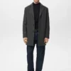 Manteau léger en laine recyclée