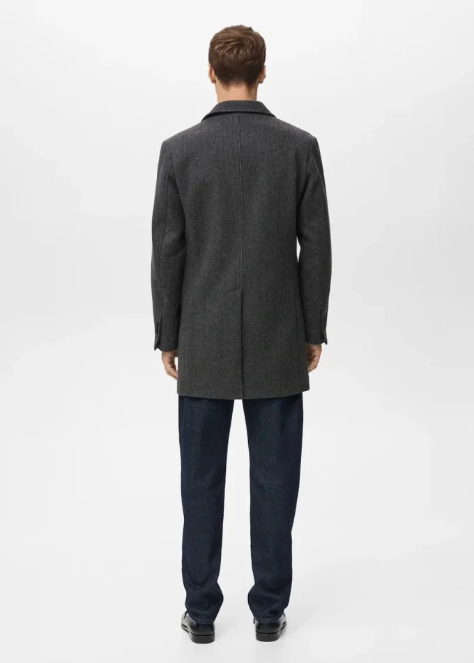 Manteau léger en laine recyclée