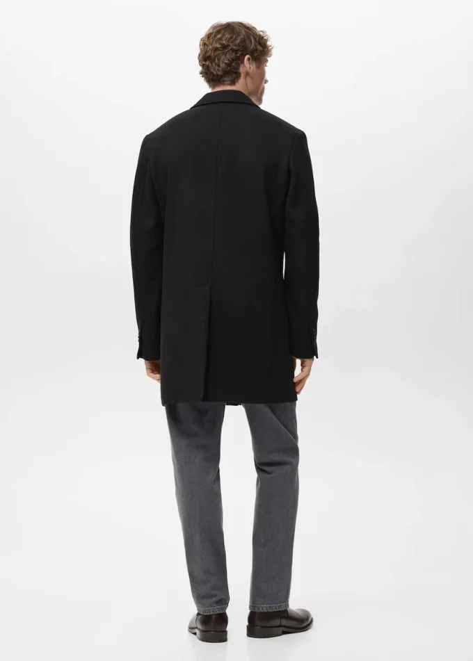 Manteau léger en laine recyclée Manteau léger en laine recyclée
