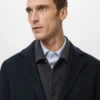 Manteau léger en laine recyclée Manteau léger en laine recyclée