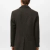 Manteau léger en laine recyclée Manteau léger en laine recyclée