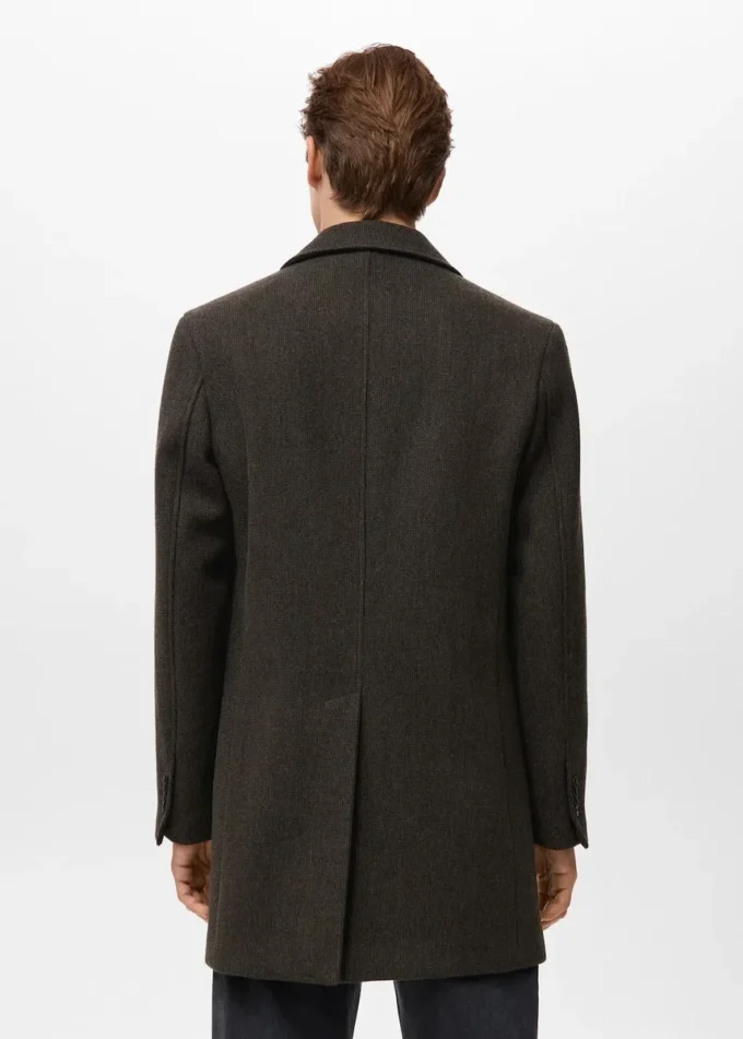 Manteau léger en laine recyclée Manteau léger en laine recyclée