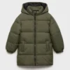 Manteau long avec doublure rembourrée Manteau long avec doublure rembourrée