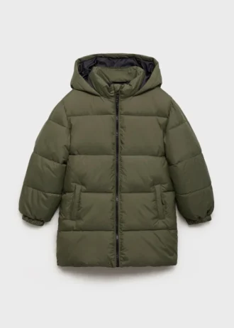 Manteau long avec doublure rembourrée