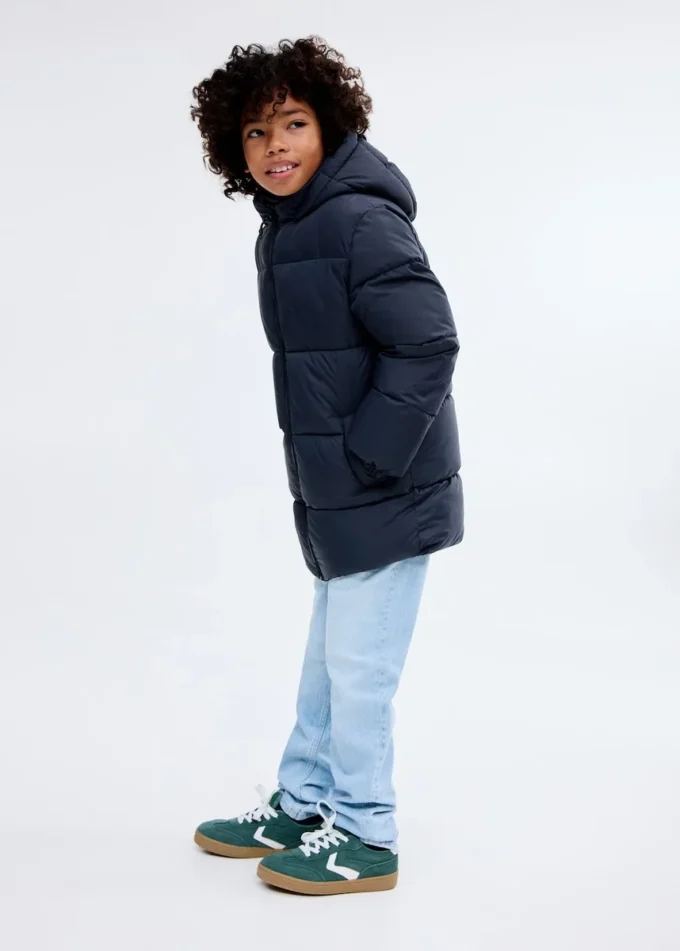 Manteau long avec doublure rembourrée