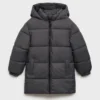 Manteau long avec doublure rembourrée