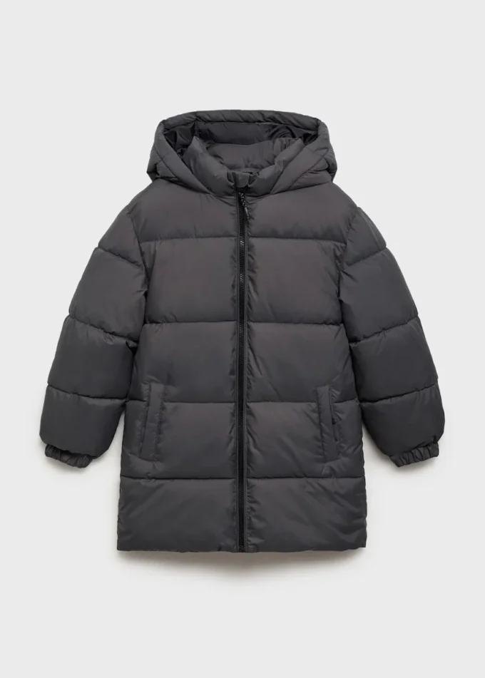 Manteau long avec doublure rembourrée