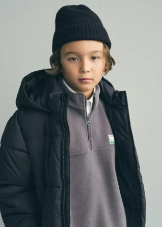 Manteau long avec doublure rembourrée