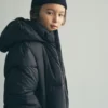 Manteau long avec doublure rembourrée