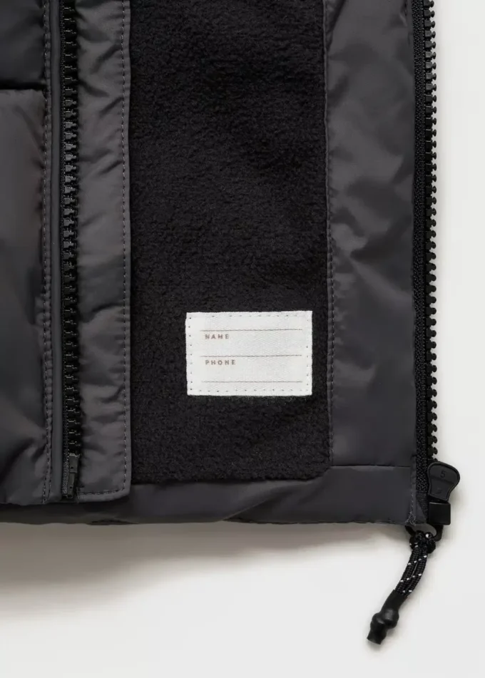 Manteau long avec doublure rembourrée