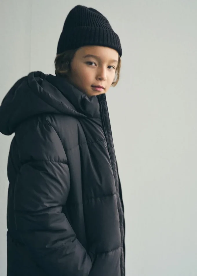 Manteau long avec doublure rembourrée