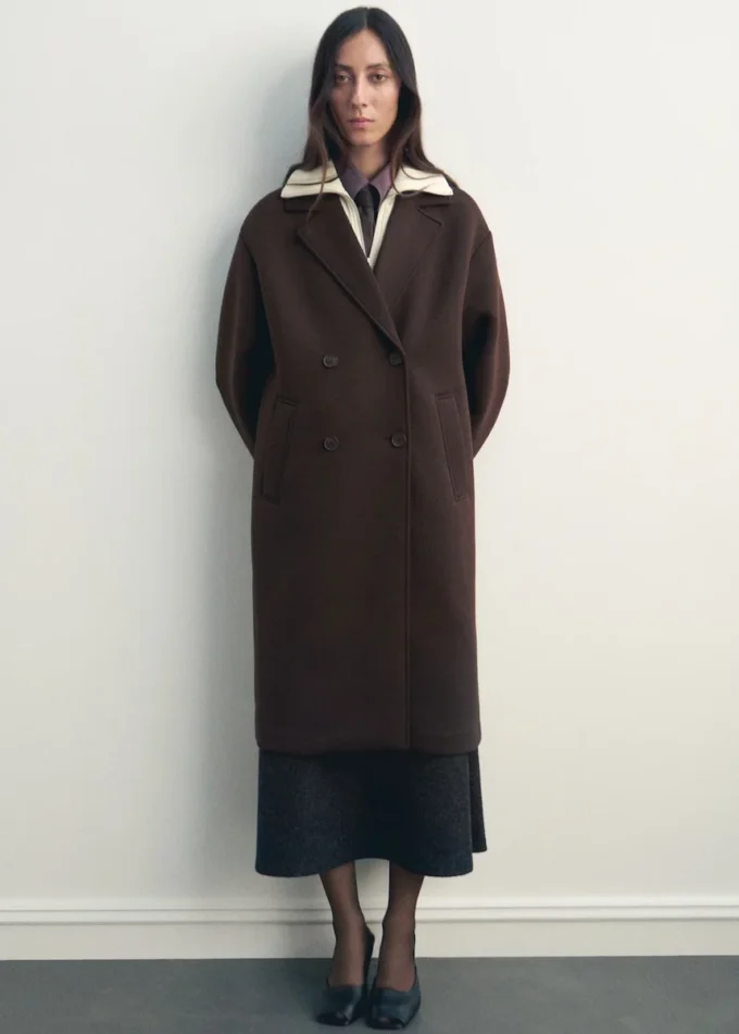 Manteau long combiné Manteau long combiné