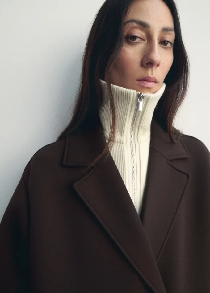 Manteau long combiné Manteau long combiné