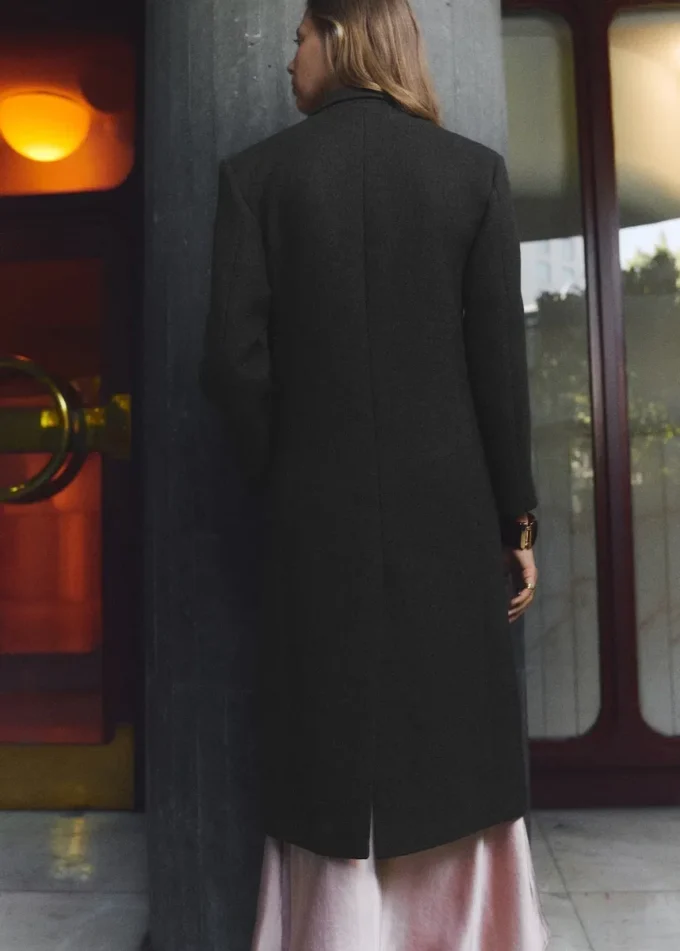 Manteau long à double boutonnage Manteau long à double boutonnage