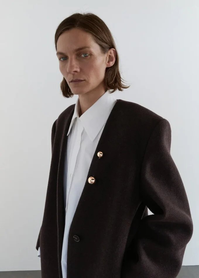 Manteau long en laine Manteau long en laine