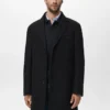 Manteau long en laine