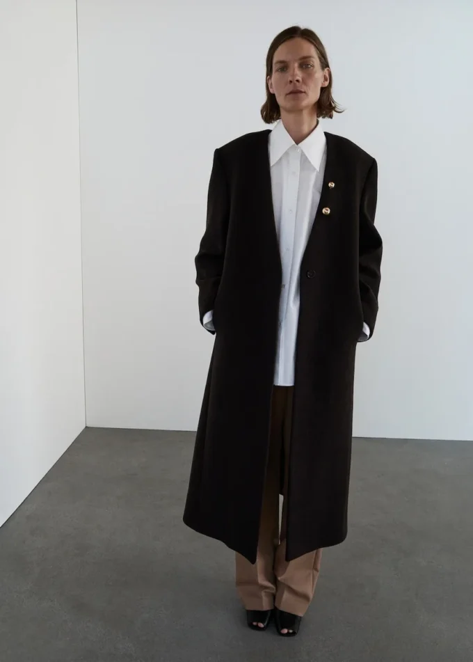Manteau long en laine Manteau long en laine