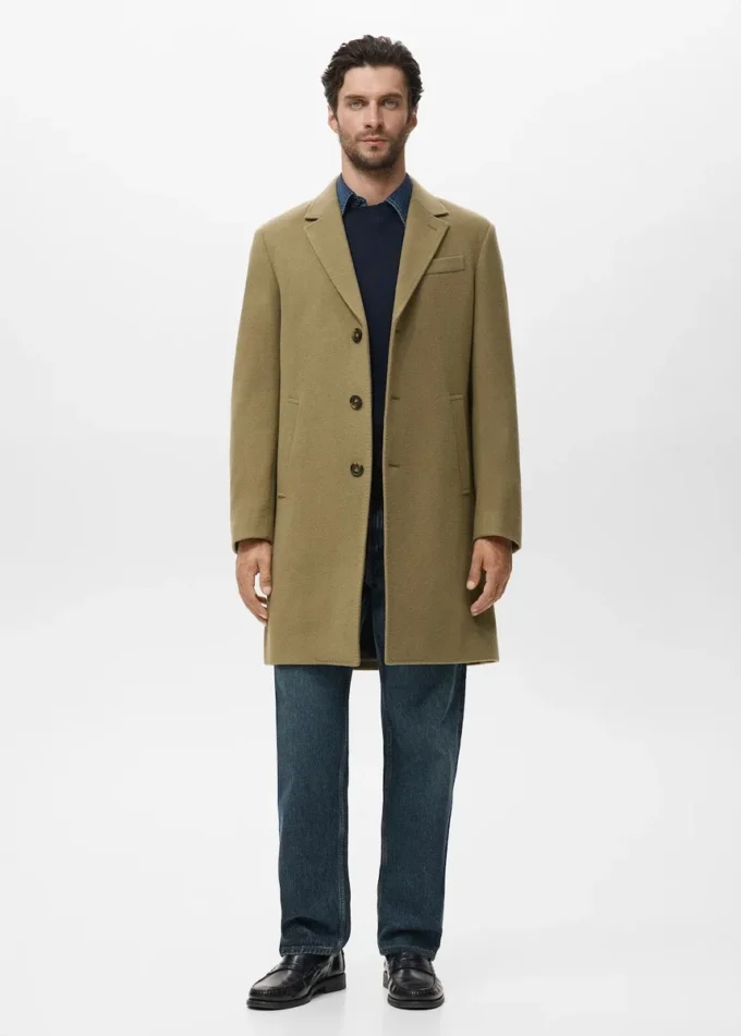 Manteau long en laine Manteau long en laine