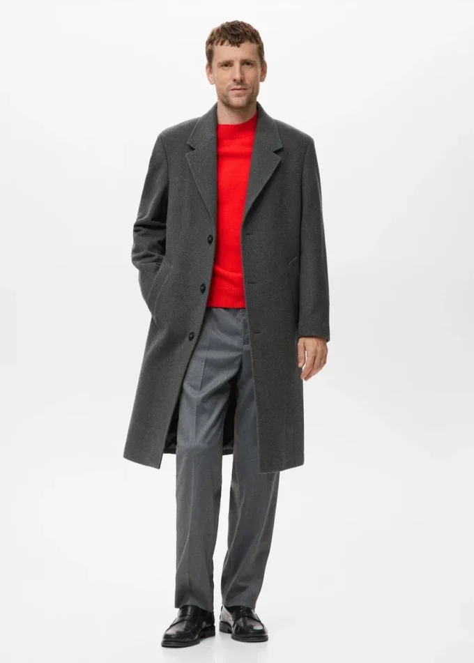 Manteau long en laine Manteau long en laine
