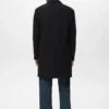 Manteau long en laine