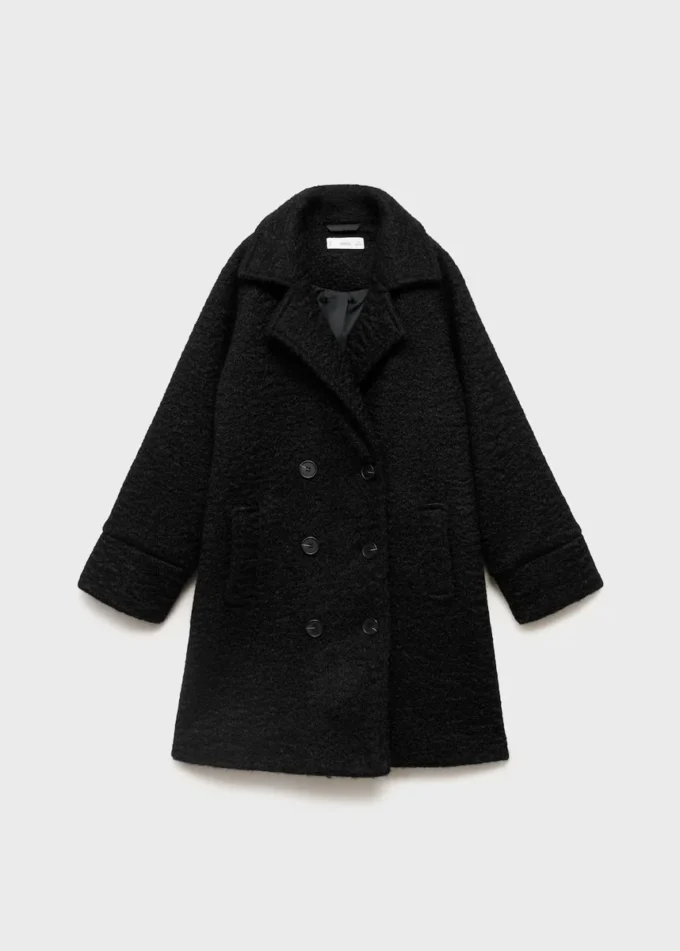 Manteau long en tissu