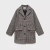 Manteau long en tissu