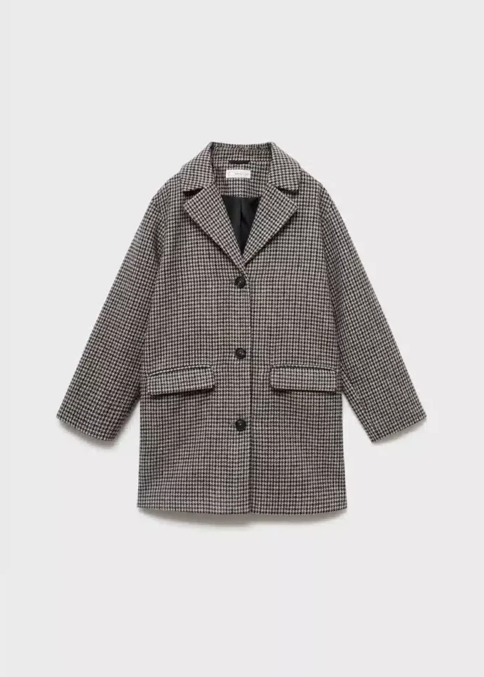 Manteau long en tissu