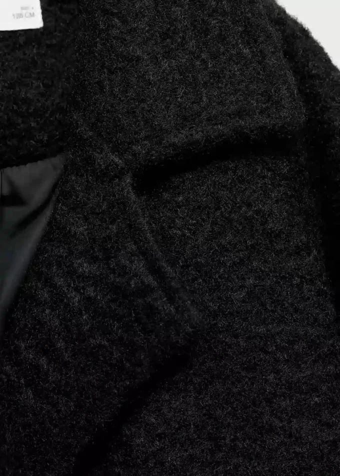 Manteau long en tissu