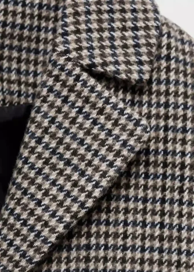 Manteau long en tissu