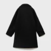 Manteau long en tissu