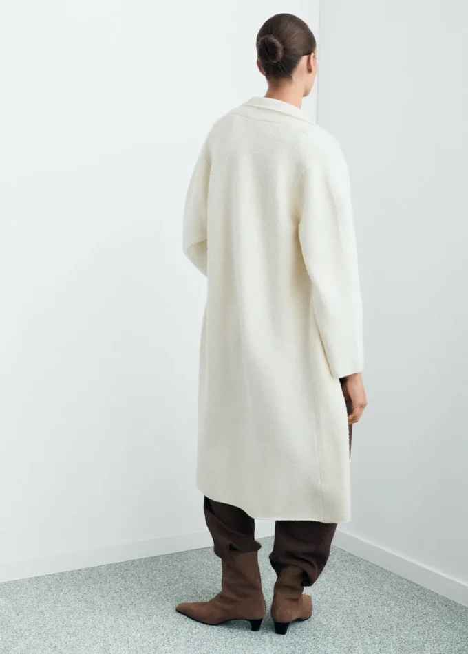 Manteau long en tricot Manteau long en tricot