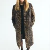 Manteau long imprimé léopard Manteau long imprimé léopard