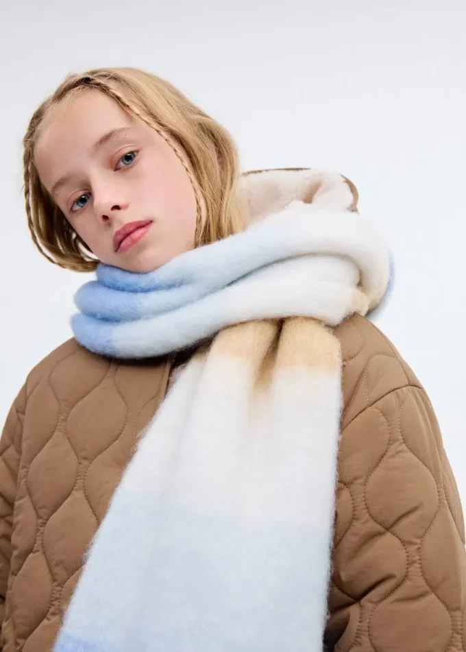 Manteau long matelassé