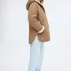 Manteau long matelassé