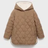 Manteau long matelassé