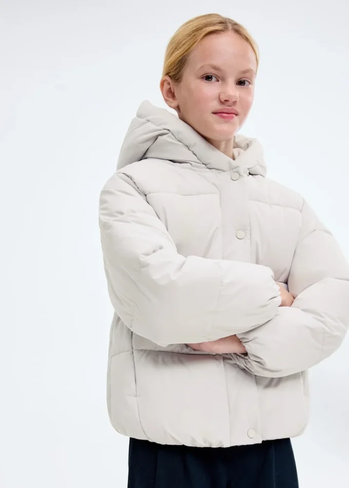 Manteau matelassé à capuche