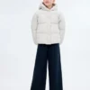 Manteau matelassé à capuche